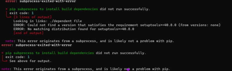 解决Python离线安装pyautogui时报错No matching distribution found for setuptools